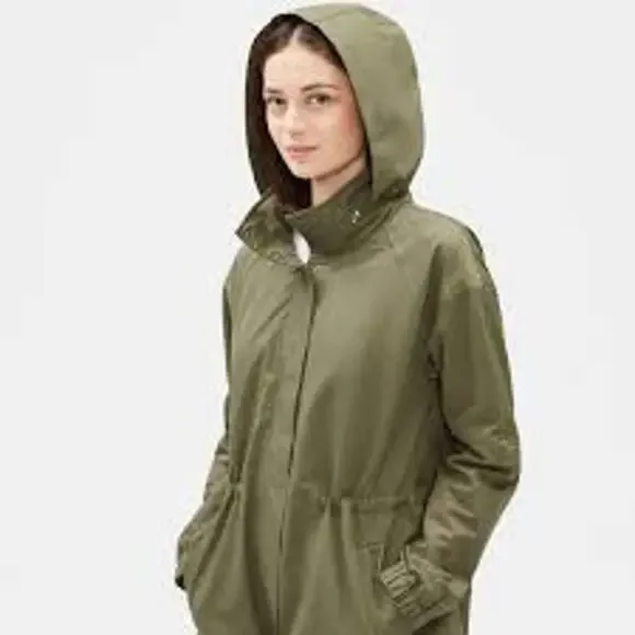 EILEEN FISHER Hidden Hood Jacket *Beige Color - Picture 8 of 8